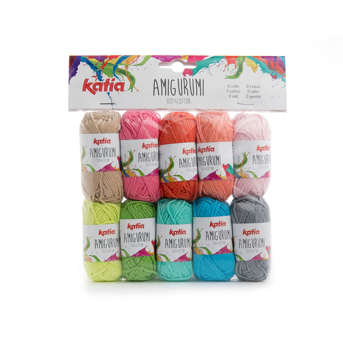 Crochetree 100% Mercerized Cotton Yarn, 50g / 125m, 4 Ply Fingering Weight, Amigurumi Yarn Carmine Red