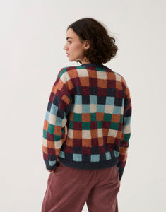 Checkerboard Cardigan Knitting Pattern