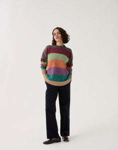 10778 Sirdar Loveful timeless striped sweater knitting pattern