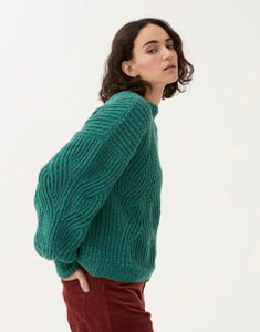 Button Cuff Sweater Knitting Pattern