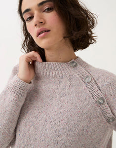 10781 Sirdar Loveful buttoned raglan sweater knitting pattern