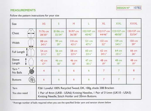 Heritage Collared Cardigan Knitting Pattern