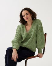 Load image into Gallery viewer, Diamond Cable Cardigan knitting pattern
