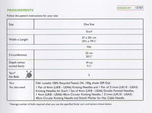 Lattice Scarf and Hat Knitting Pattern