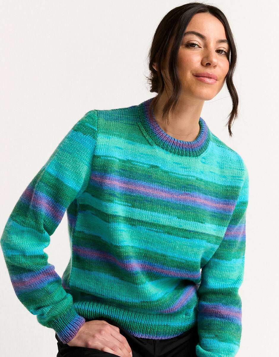 10788 sirdar hayfield crew neck jumper knitting pattern