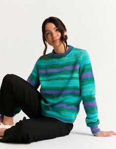 10788 sirdar hayfield crew neck jumper knitting pattern