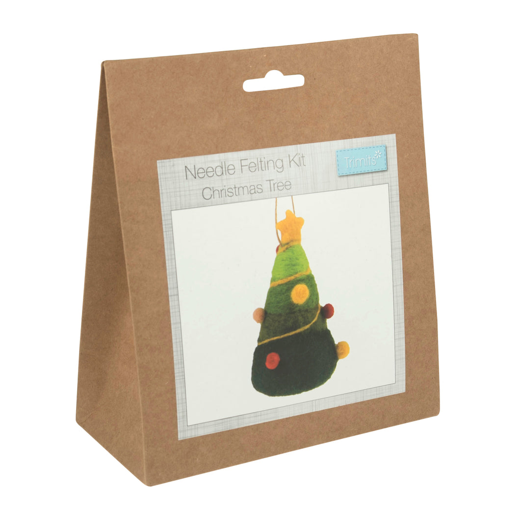 Christmas Tree needle felting kit