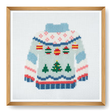 Load image into Gallery viewer, Mini Christmas Jumper Cross Stitch Kit
