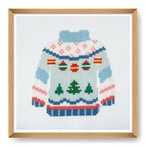 Mini Christmas Jumper Cross Stitch Kit