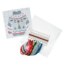 Load image into Gallery viewer, Mini Christmas Jumper Cross Stitch Kit
