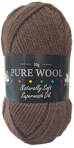 Cygnet Pure Wool Superwash DK, 50g