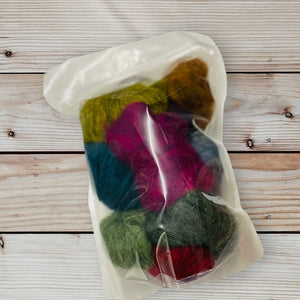 Carded wool