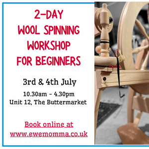 2-Day Wool Spinning Workshop for Beginners