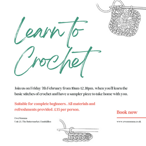 Learn to Crochet - Basic Stitches of Crochet workshop