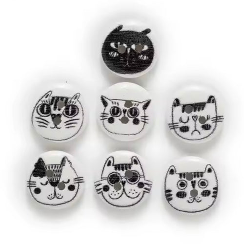 Cat buttons