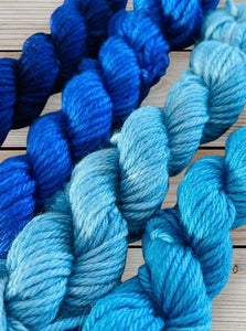 The Blues Merino DK Minis Set, 80g