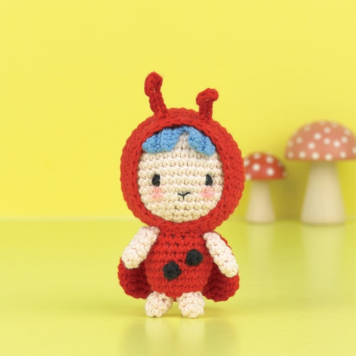 Knitty Critters Hello Adorable Crochet Kit Rosie Ladybird