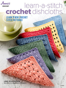 Learn A Stitch Crochet Dishcloths