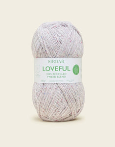 EweMomma Sirdar Loveful Tweed recycled yarn