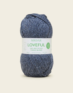 Sirdar Loveful 100% Recycled Tweed Blend DK, 100g