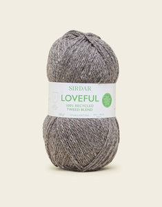 Sirdar Loveful 100% Recycled Tweed Blend DK, 100g