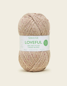 Sirdar Loveful 100% Recycled Tweed Blend DK, 100g