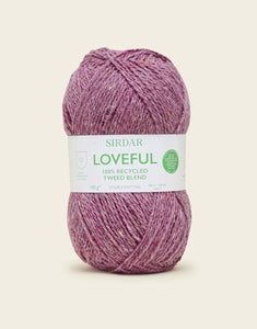 Sirdar Loveful 100% Recycled Tweed Blend DK, 100g