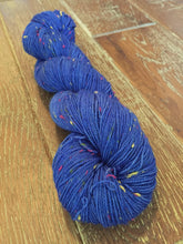 Load image into Gallery viewer, Superwash Merino Coloured Donegal Nep Sock Yarn, 100g/3.5oz, Electric Chapel
