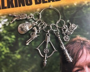 Set of 6 The Walking Dead Inspired Stitch Markers