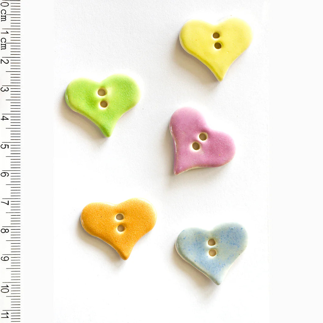 Pastel Hearts Button set – EweMomma