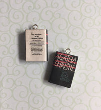 Load image into Gallery viewer, Miniature Book Charm Stitch Marker, Agatha Christie inspired
